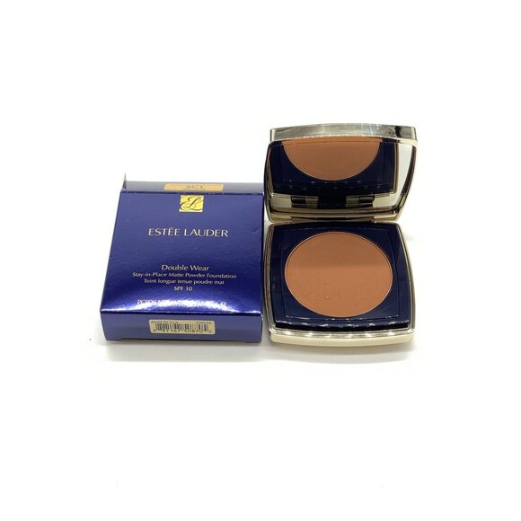 Estee Lauder Double Wear Matte Powder Foundation Rich Java 0.42 Oz - Picture 3 of 7
